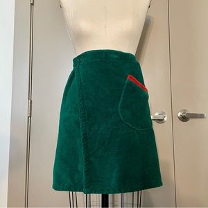 Martex Terry Velour Green Skirt
